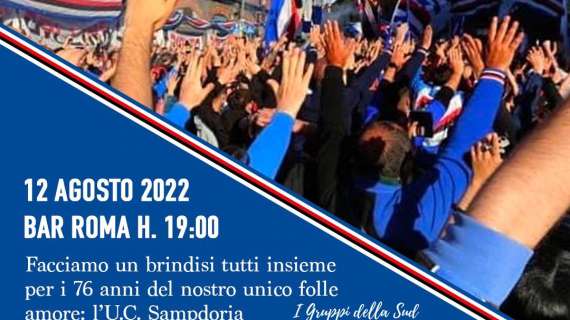 Federclubs e Gruppi Sud: "12 agosto 2022, Bar Roma h 19"