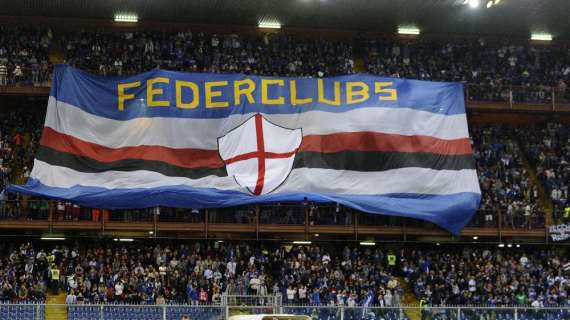 Comunicato Federclubs per U.C. Sampdoria: "Allontanandovi dal tifo organizzato errore che danneggia tutto l'ambiente"