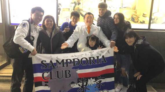 Sampdoria Club Tokyo accoglie la tifosissima Elisa per il 50^ compleanno