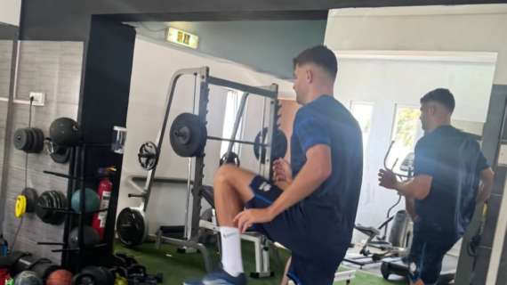 Sampdoria, ripresa dell'allenamento in palestra per Ioannou