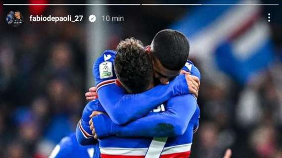 Sampdoria, Depaoli esulta con Esposito: "Complimenti per la doppietta"