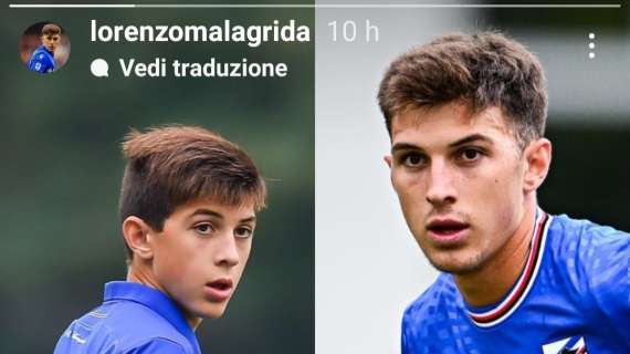 Amarcord Malagrida sui social: "Da sempre Sampdoria"