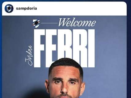 Sampdoria, Ferri manda un messaggio ai tifosi: "Non vedo l'ora di incontrarvi"