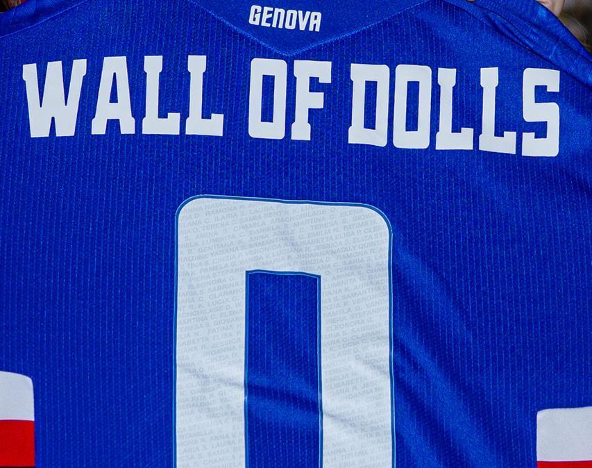 Silence is violence: la Sampdoria contro la violenza sulle donne