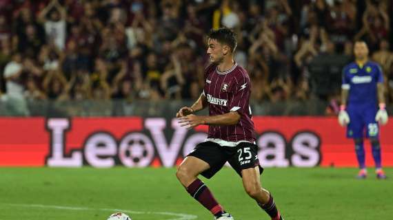 Salernitana, infortunato Maggiore salta la Sampdoria