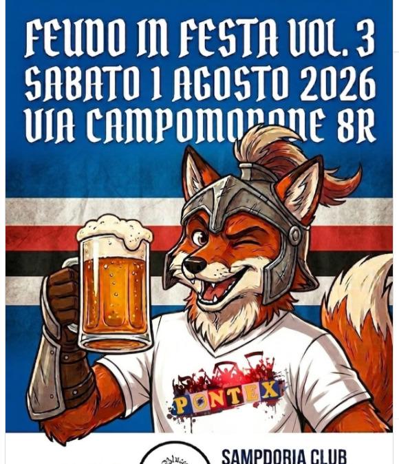 Sampdoria Club Pontedecimo, il primo agosto Feudo in festa Vol. 3