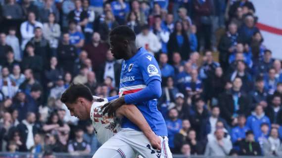 Sampdoria-Salernitana: traversa di Niang!