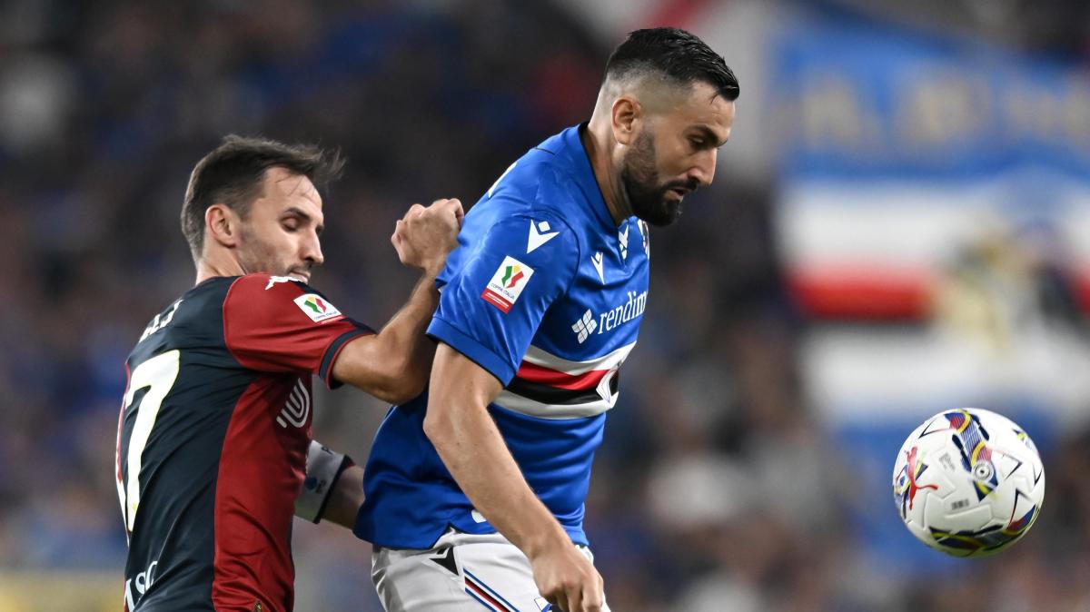 Sampdoria-Empoli, ancora Coda in girata: alto