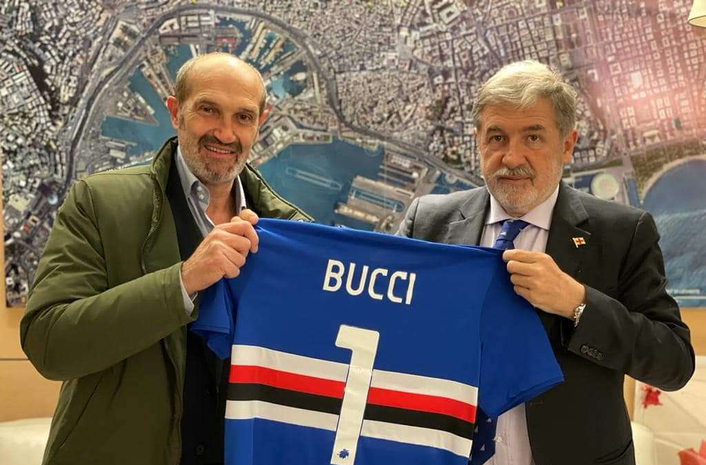 Sampdoria, Lanna incontra Sindaco Bucci a Palazzo Tursi