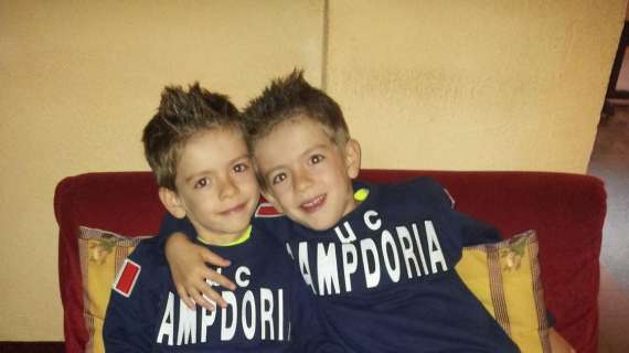 "Bevo e scatto per la Samp": Leonardo e Filippo, gemelli blucerchiati
