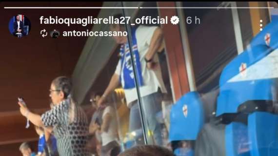 Sampdoria, tanti ex presenti sugli spalti del "Ferraris" per la sfida contro la Salernitana