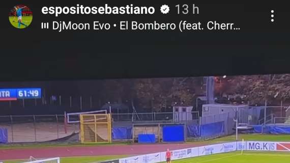 Sampdoria social, Sebastiano Esposito sostiene il fratello Francesco con l'Italia U21