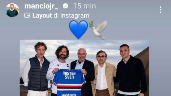 Sampdoria, l'omaggio di Andrea Mancini alla memoria di Eriksson