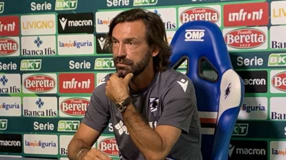 Sampdoria, Pirlo: "Dare continuità alla vittoria di sabato. C'è qualche influenzato"