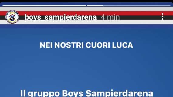 Sampdoria - Parma, Boys Sampierdarena ringraziano per la realizzazione della coreografia 