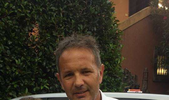 "Bevo e scatto per la Samp": Giulia con Mihajlovic e Palombo