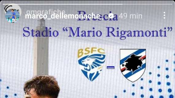 Sampdoria social, l'attesa di Delle Monache per la partita 