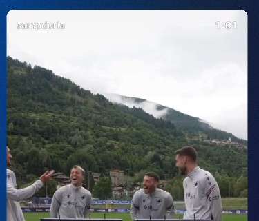 “Calizzano Challenge”, test divertente per la Sampdoria nel ritiro di Ponte di Legno