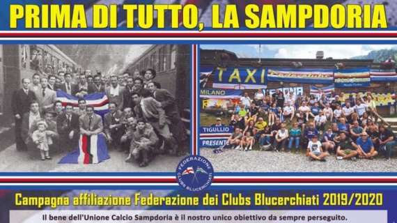 Campagna affiliazione Federclubs: prima di tutto, la Sampdoria