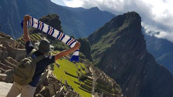 "Bevo e scatto per la Samp": Matteo conquista Machu Picchu