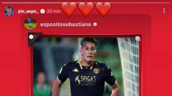 Sampdoria, Esposito dedica un messaggio ai fratelli: "Un sogno avverato"