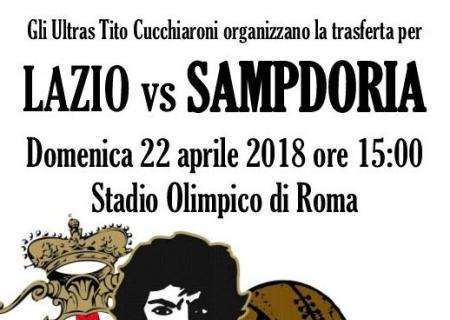 Lazio - Sampdoria, UTC: "Sempre con te"