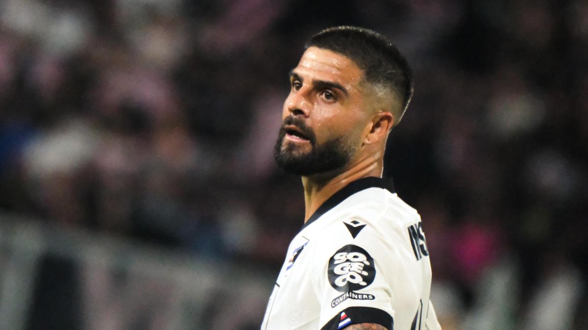 Mantova - Sampdoria 0-0, cartellino giallo a Insigne per proteste