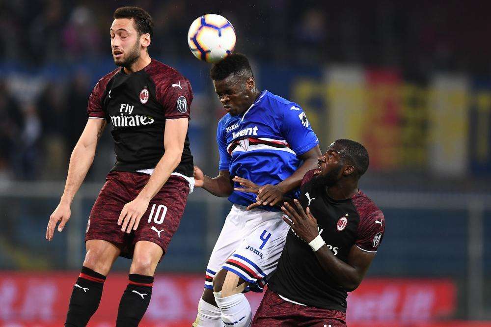 Sampdoria-Milan, il report statistico del match
