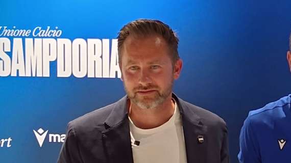 Sampdoria, Fredberg: "Faremo un passo alla volta. Lavorerò con umiltà e dedizione"