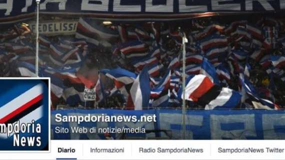 Sampdorianews.net su Facebook: superata quota 9.300 fans! Clicca "mi piace"!