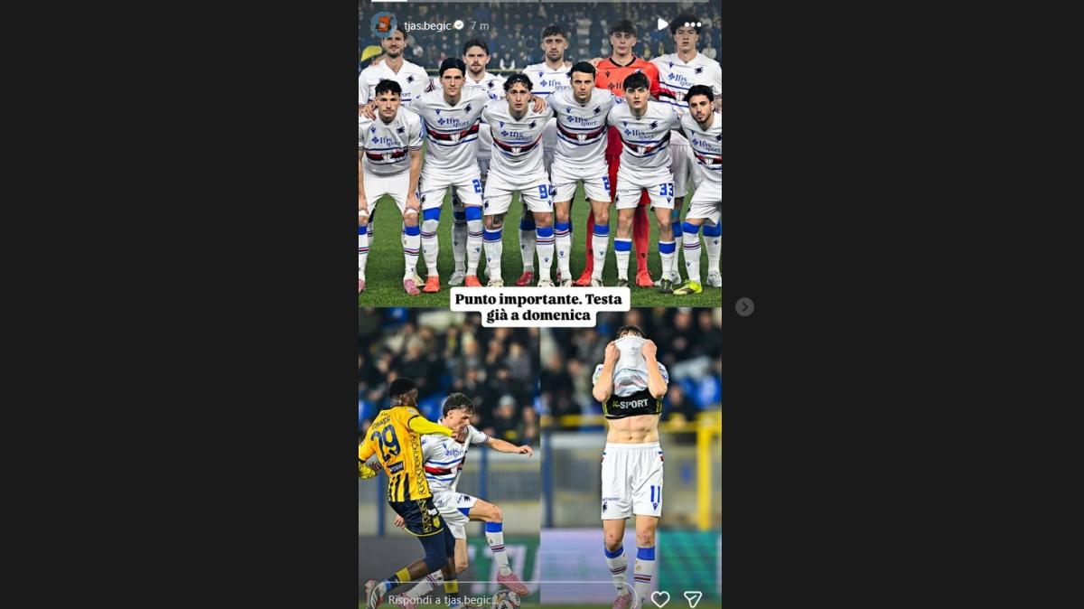 Sampdoria, Begic: "Punto importante. Testa già a domenica"