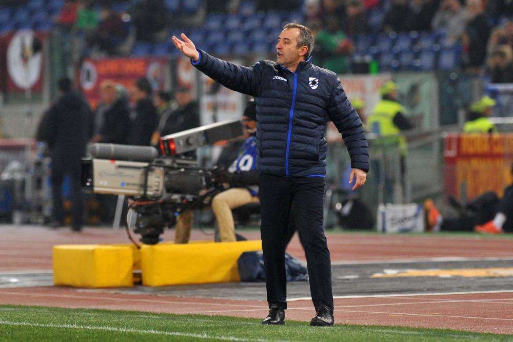 Giampaolo: "abbiamo pagato il palleggio ma la Samp è venuta a giocarsela. Bisogna riconoscere che l'avversario ha meritato"