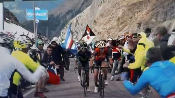 Colori blucerchiati presenti nel tappone del Giro d'Italia
