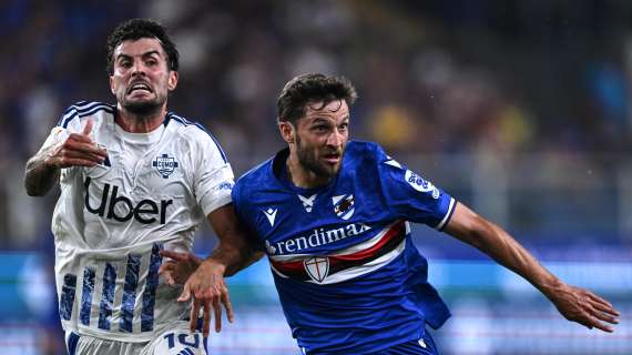 Sampdoria - Como 1-1, espulso Iovine nel recupero. Si andrà ai rigori