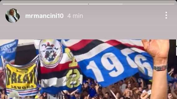 Sampdoria, il ringraziamento di Roberto Mancini allo staff blucerchiato