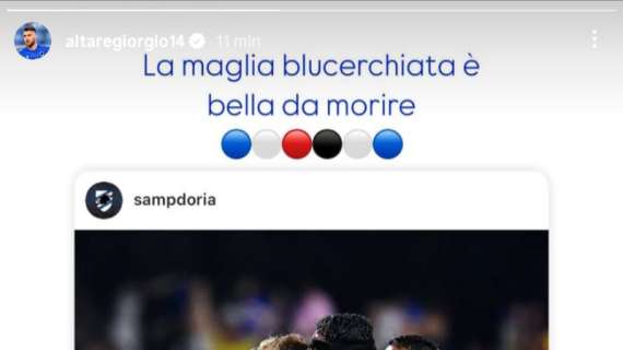 Sampdoria, Altare festeggia la salvezza: "La maglia blucerchiata è bella da morire"