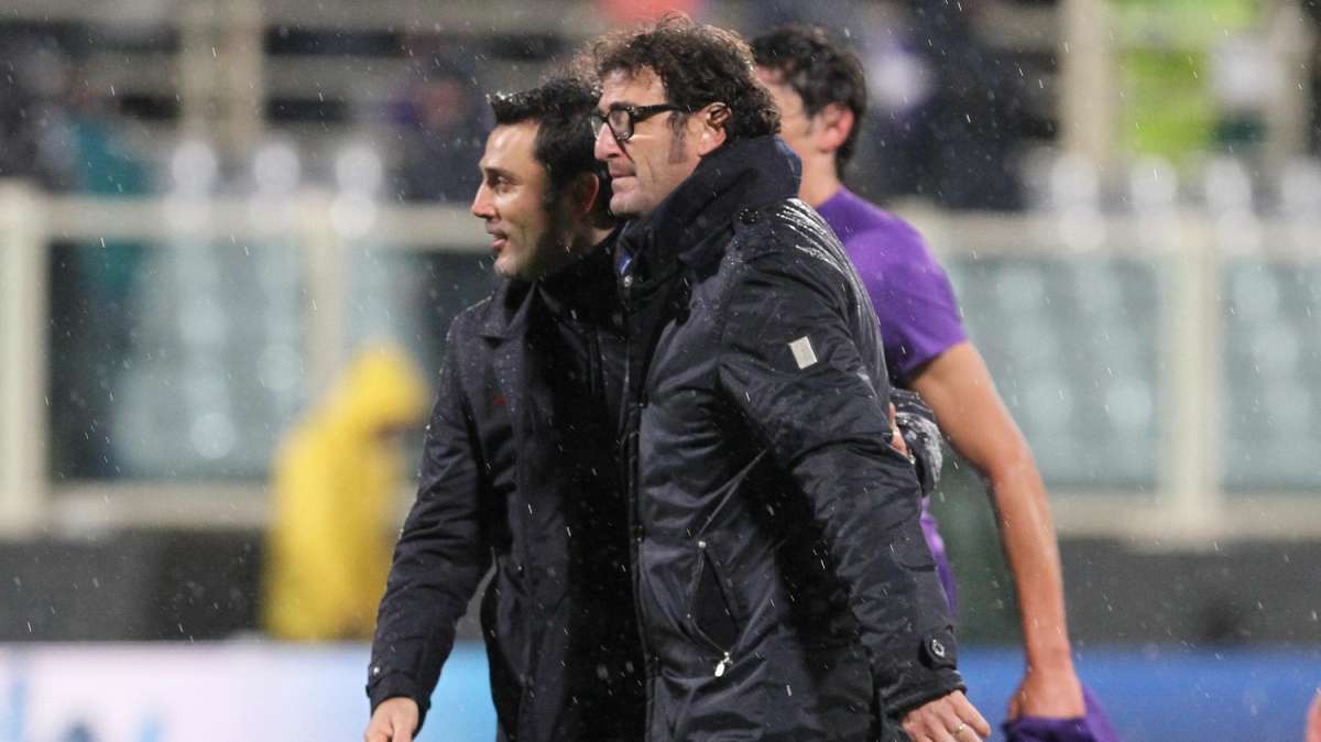 Photogallery Fiorentina - Sampdoria: Montella e Ferrara al termine del match