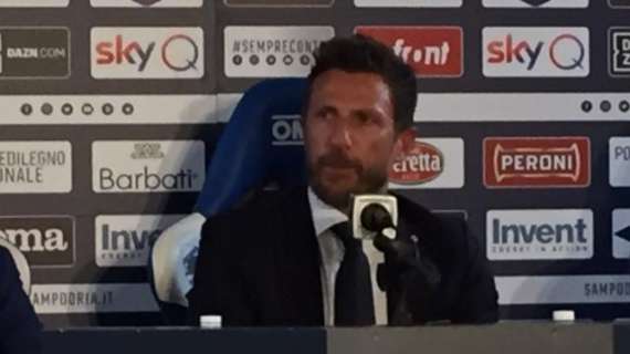 Di Francesco: "Andare in verticale per fare male alla Lazio. Cessione? Qualcosa si è mosso"