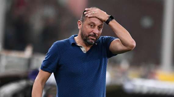 Sampdoria, D'Aversa: "Si penserà ad andare in ritiro, giusto che ognuno di noi si prenda proprie responsabilità"