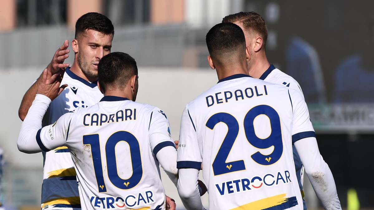Caprari e Depaoli protagonisti nella vittoria del Verona