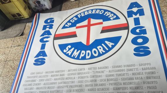 Terminata la 1^ raccolta di fondi per i bambini della Sampdoria di Temperley