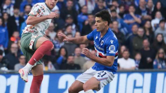 Sampdoria-Salernitana: bello spunto di Beruatto