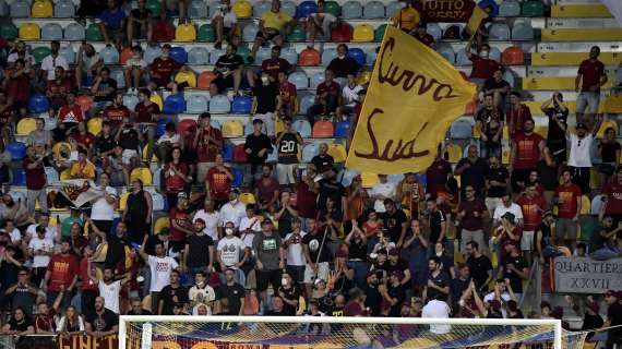 Sampdoria - Roma, attesi circa 1.500 tifosi giallorossi