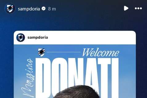Sampdoria, il club saluta il nuovo allenatore sui social: “Buon lavoro mister Donati”