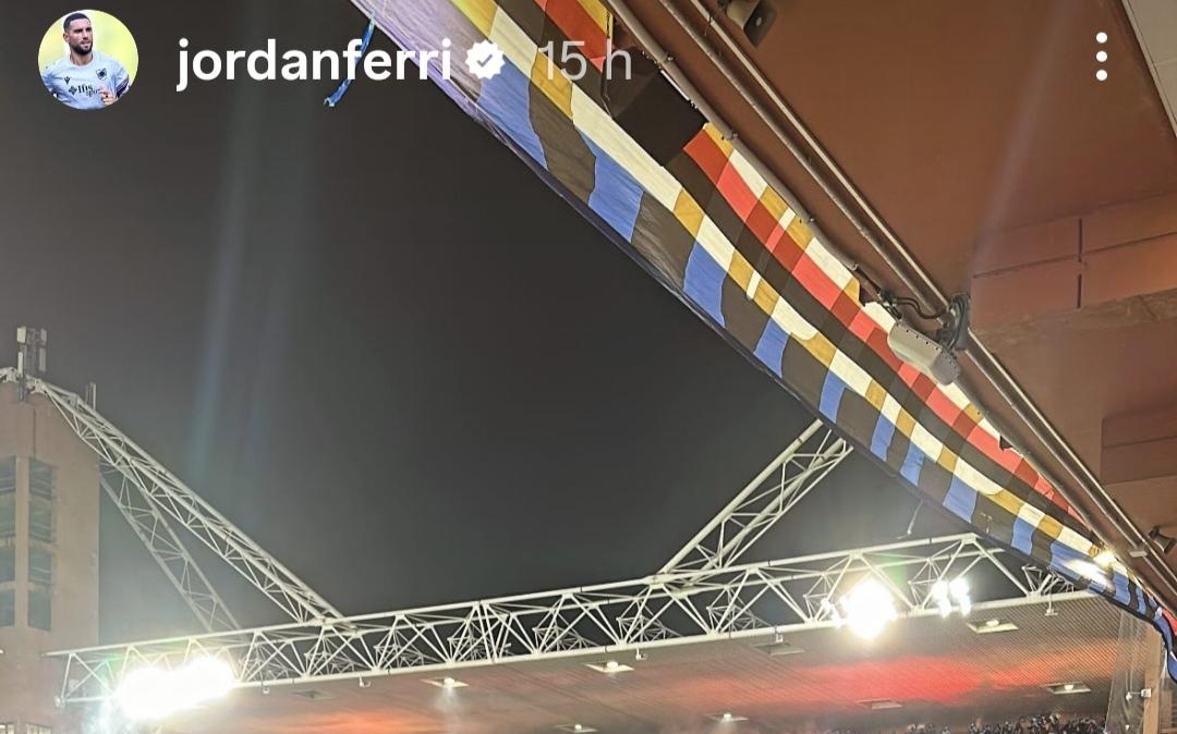 Sampdoria social, Ferri colpito dalla bellezza della Sud 