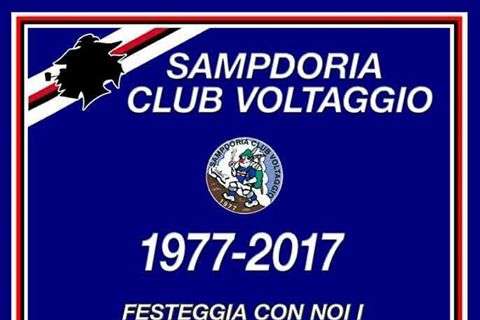 Sampdoria Club Voltaggio festeggia 40 anni