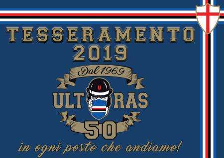 50° tesseramento Ultras Tito 2019