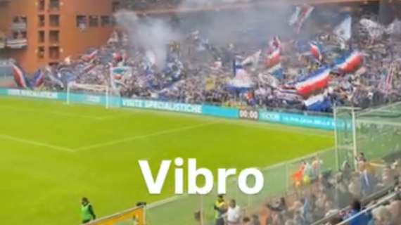 Sampdoria - Mantova, le emozioni di Olly dalla tribuna 