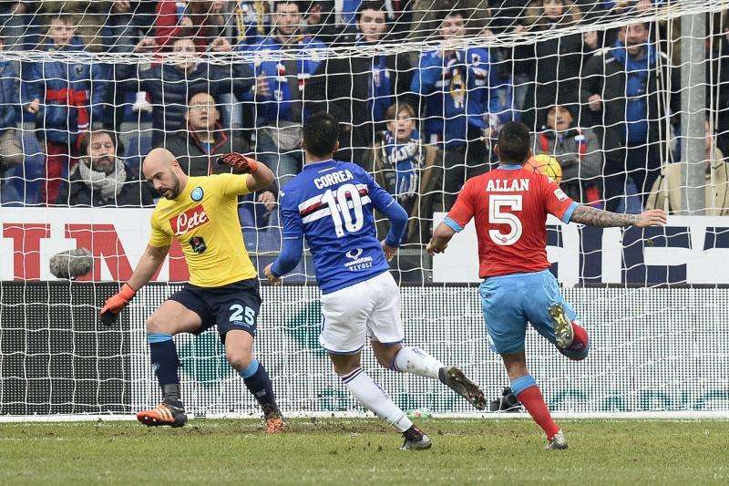 Sampdoria - Napoli 2-4, la photogallery