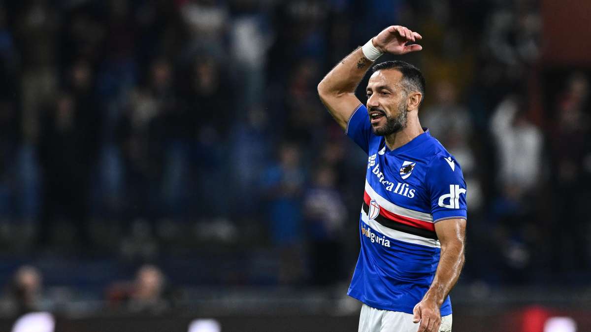 Sampdoria, lesione legamentosa del ginocchio per Quagliarella